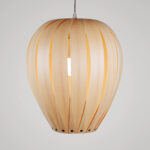 Geometric Wood Pendant Light