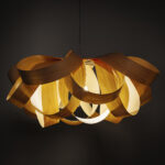 Scandinavian Wood Pendant Lamp - Image 2