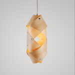 Artisan Wood Veneer Pendant Lamp