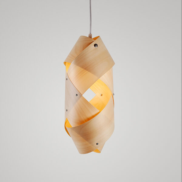 Artisan Wood Veneer Pendant Lamp